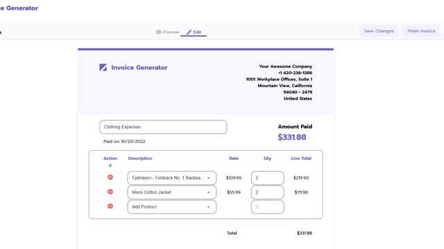 Invoice Generator2